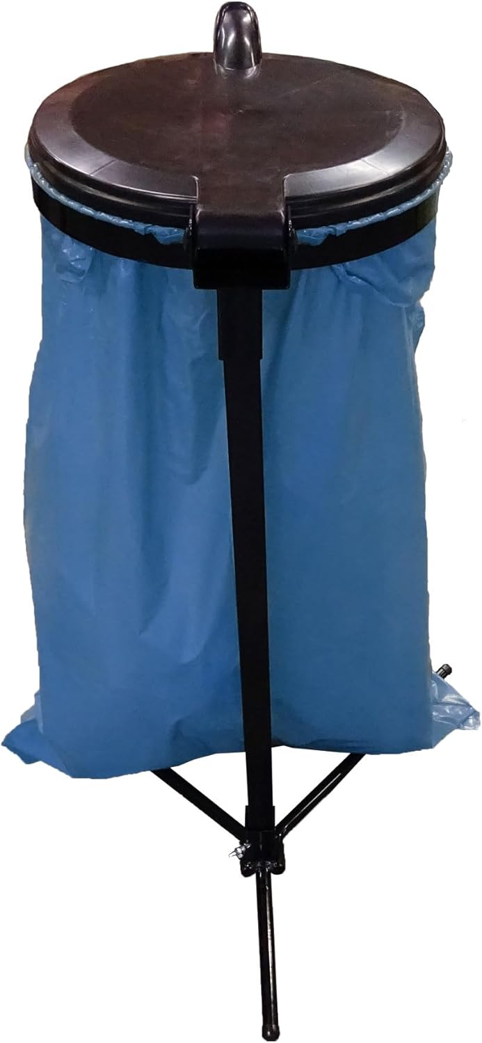 QUICK STAR Müllsackständer 120 Liter Stahl Ständer Müllbeutelhalter Müllsackhalter Abfallbehälter Ge