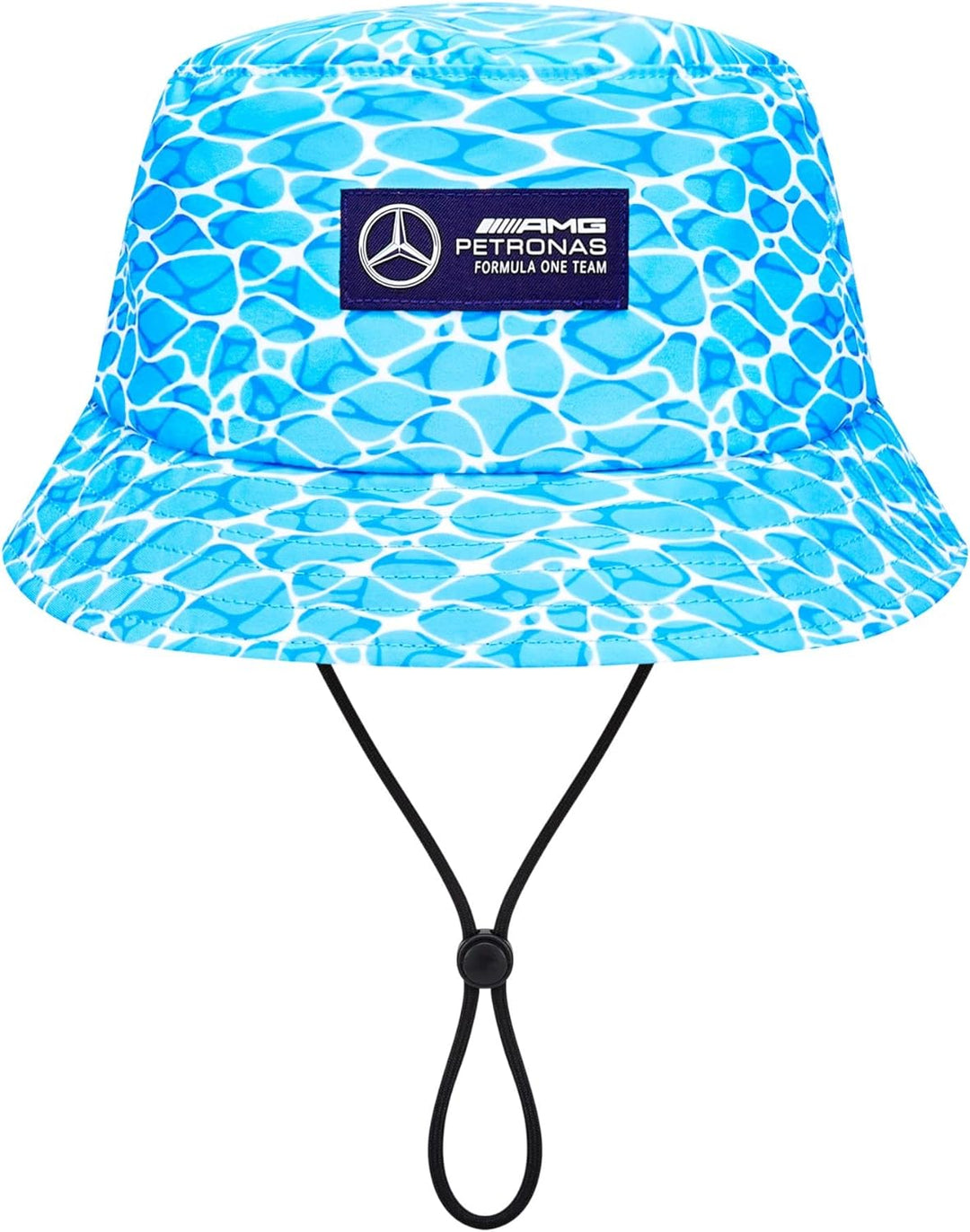 Mercedes AMG Petronas, George Russell No Diving Blue Multi Bucket Hat 2023 One Size Adult Official M