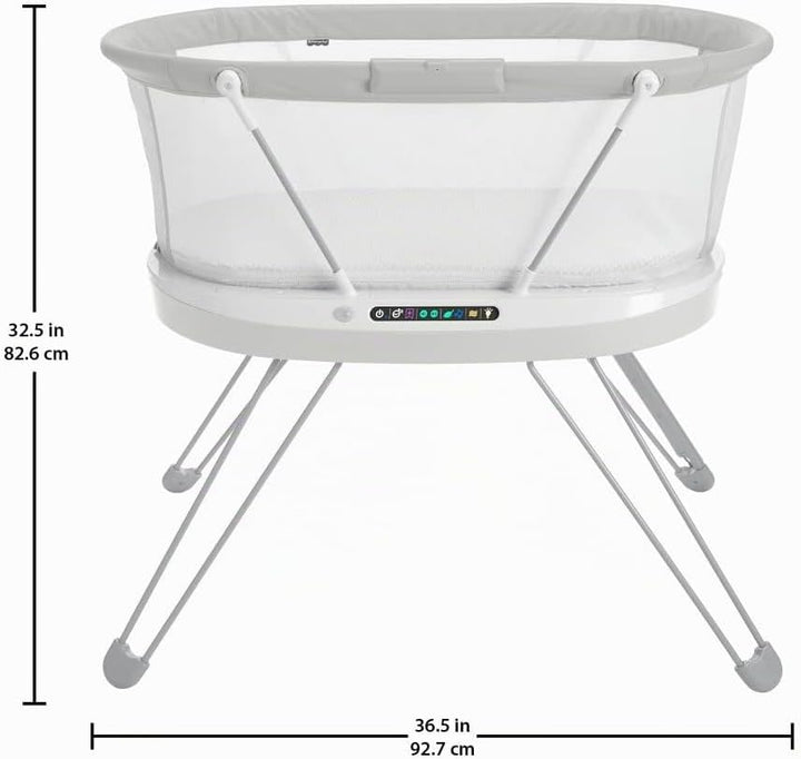 Fisher-Price GXL76 - Premium Babybett mit Smart Connect - Einstellbares Babybettchen, für Säuglinge