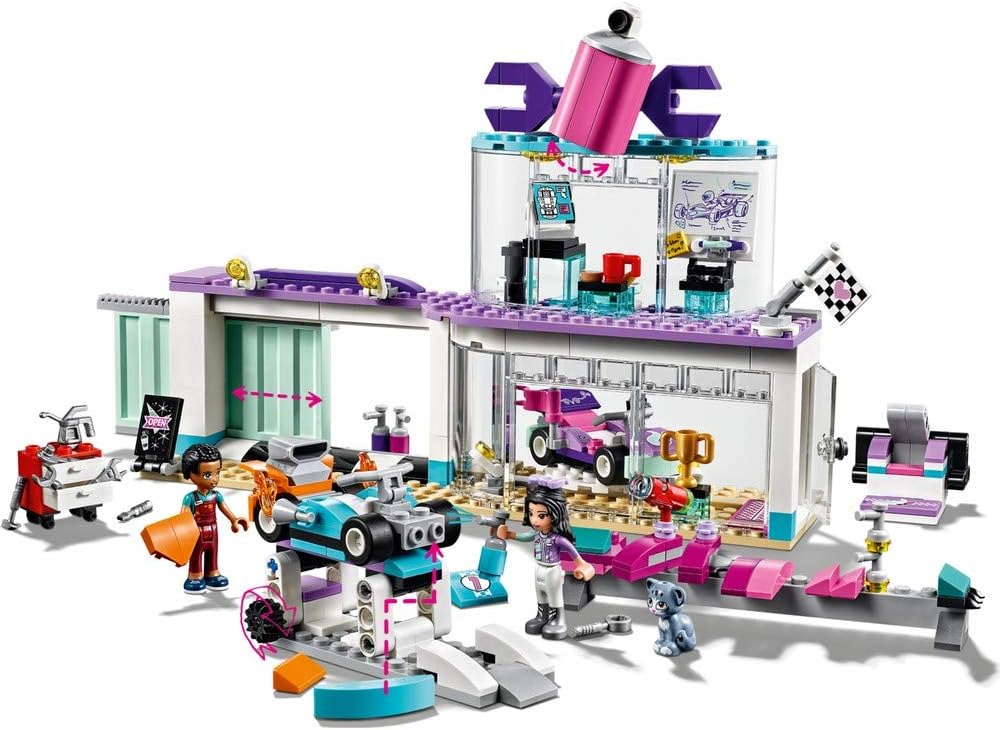 LEGO Friends Tuning-Werkstatt 41351 Kinderspielzeug Single, Single