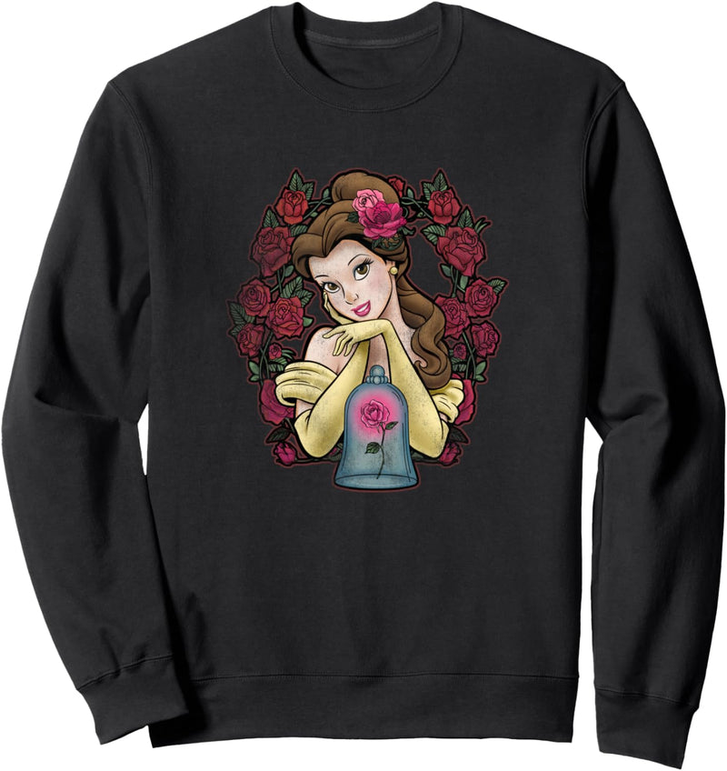 Disney Beauty And The Beast Belle Roses Sweatshirt