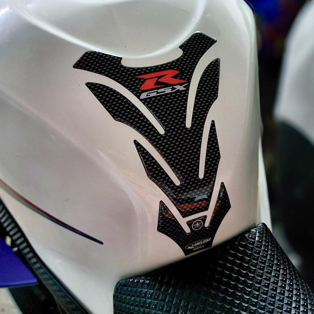 labelbike - 3D Aufkleber Motorrad Tankpad Schutz und Dekoration aus Harz kompatibel mit Suzuki GSX-R