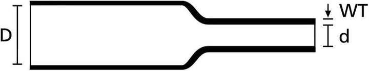 HellermannTyton Schrumpfschlauch HIS-3-1,5/0,5-PEX-BK sw 3=1 L=10m Schrumpfschlauch 4031026218656