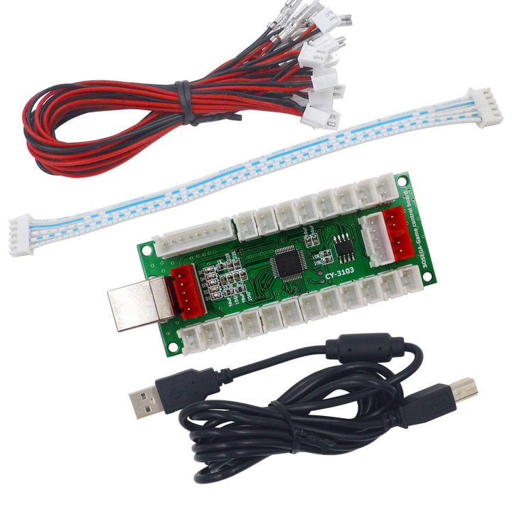 SJ@JX Arcade USB Encoder PC PS3 Android PS3 Encoder Power 5V Zero Delay Arcade Joystick Android Enco