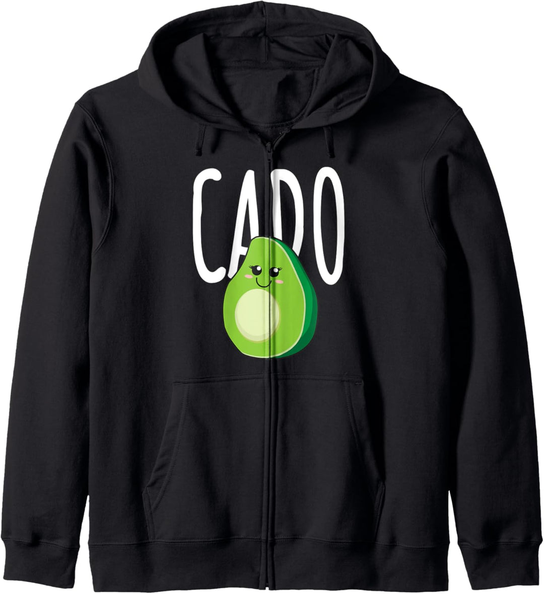 Avocado Cado Pärchen liebt passendes Outfit für Paare Kapuzenjacke