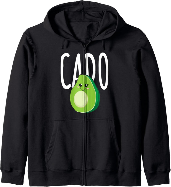 Avocado Cado Pärchen liebt passendes Outfit für Paare Kapuzenjacke