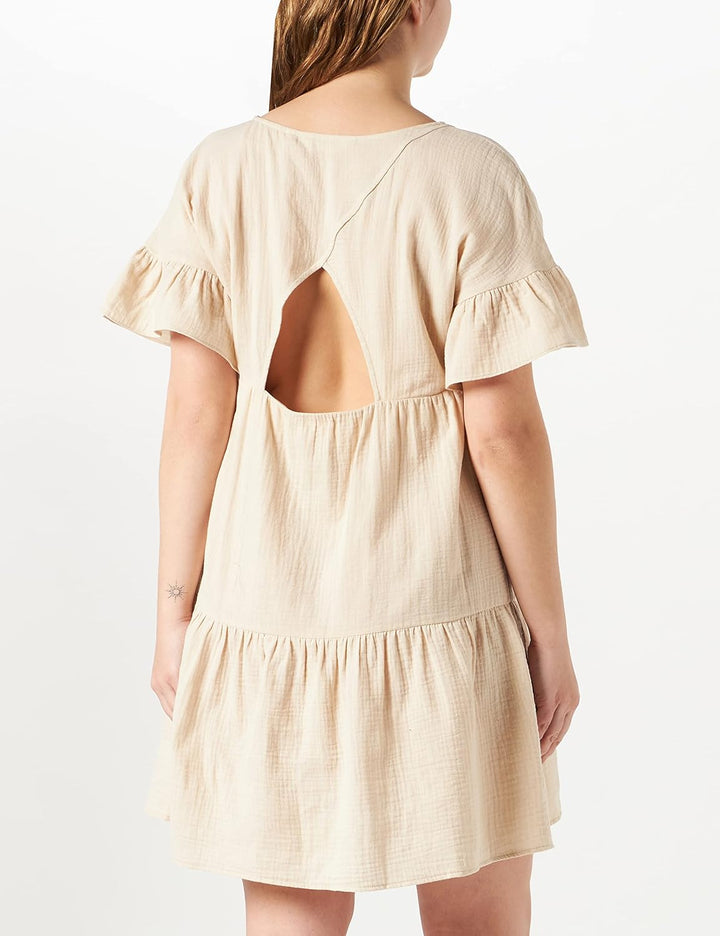 Naf Naf Damen Robe 44 Beige Safari, 44 Beige Safari
