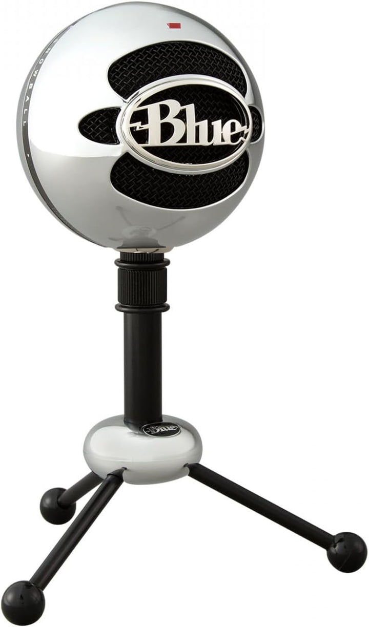 Blue Snowball USB-Mikrofon für Aufnahmen, Streaming, Podcasting, Gaming auf PC und Mac, Kondensatorm