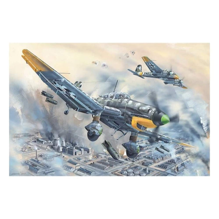 Trumpeter 002424 Junkers Ju-87D-5 Stuka Plastikmodellbausatz, Farbig