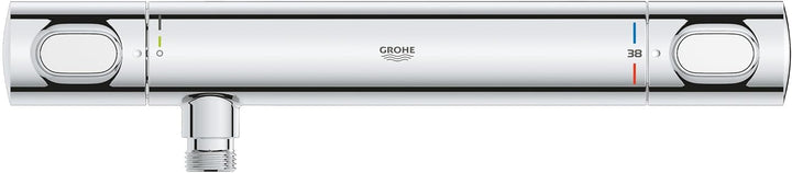 GROHE Precision Flow - Thermostat- Brausearmatur (wassersparend, langlebige Oberfläche, Wandmontage)