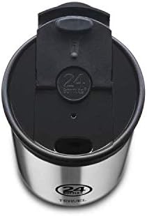 24 Bottles Travel Tumbler Isolierbecher aus lebensmittelechtem Edelstahl in der Farbe Deep Blue, 600