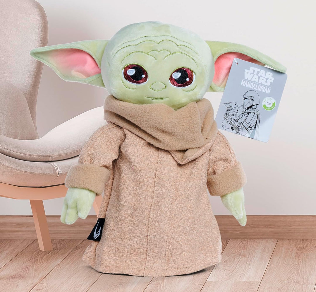 Disney Mandalorian Grogu, 28cm Plüsch, Plüschfigur ab den ersten Lebensmonaten