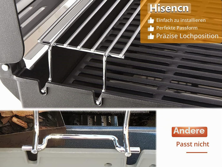 69866 Warmhalterost für Weber Spirit I & II 200 Serie mit Up Front Control, Spirit E210, E220, S210,