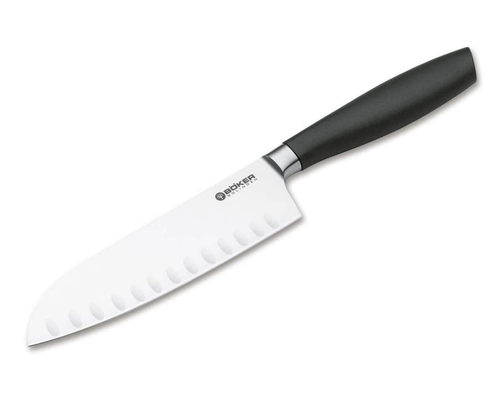 Böker Core Santoku Kochmesser mit Kullen Schwarz