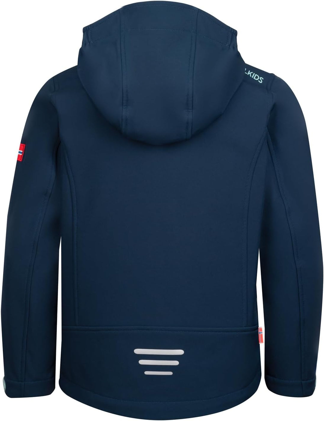 Trollkids Adult, Mädchen, Kinder, Jungen Funktionsjacke Fjord 98 Dunkelblau, 98 Dunkelblau