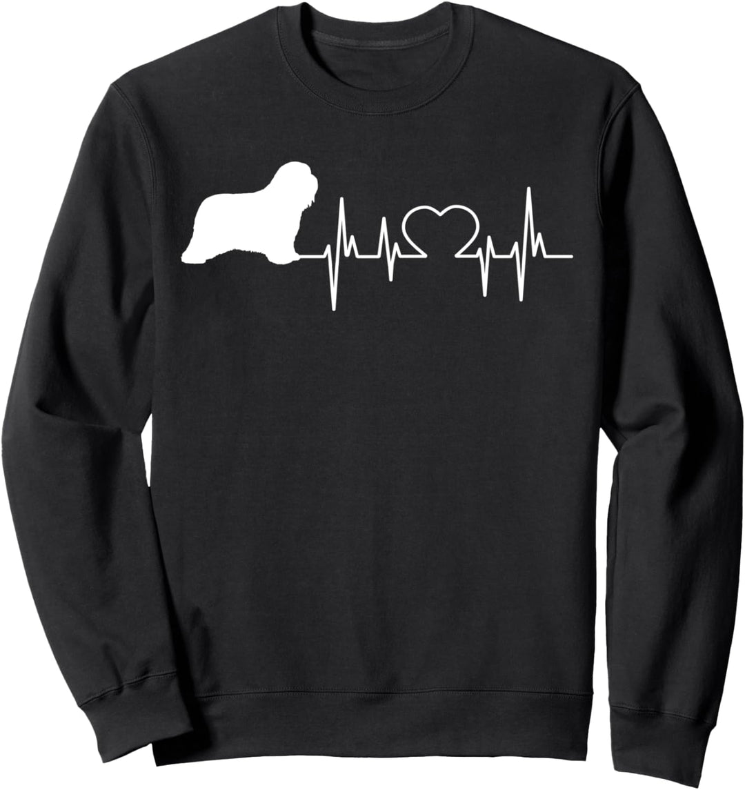 Bearded Collie Heartbeat Sweatshirt