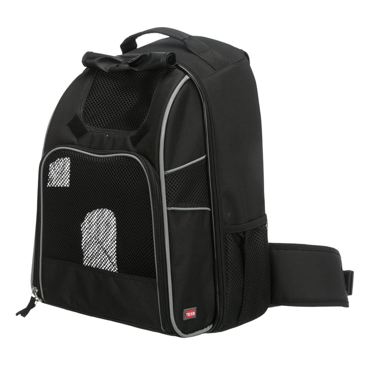Trixie William Rucksack Tragerucksack für Haustier 33 × 43 × 23 cm schwarz, 33 × 43 × 23 cm schwarz