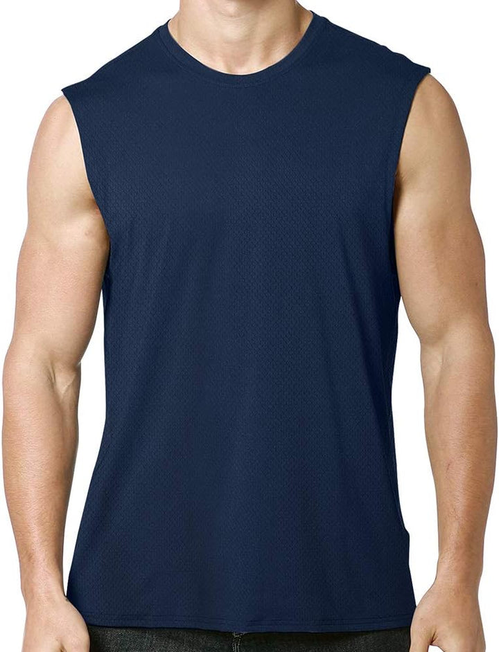 MEETYOO Tank Top Herren, Achselshirts Sport Ärmelloses Shirt Unterhemd Fitness Sleeveless Tshirt für