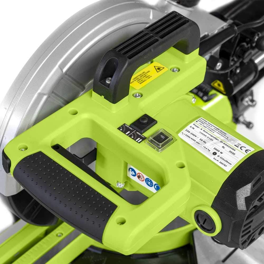 Zuggehrungs- und Ablängsäge ZI-KGS255DS 2 Geschwindigkeiten Ø 255mm