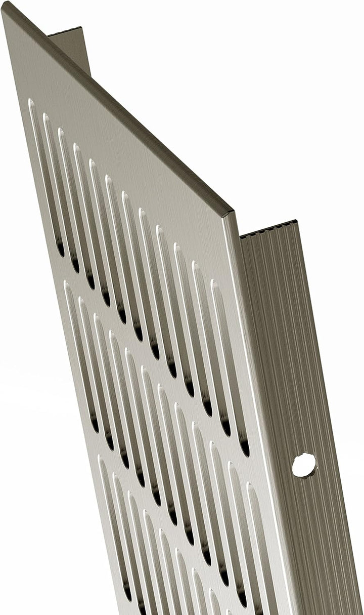 Aluminium Lüftungsgitter Stegblech Länge 2000 mm Breite 150 mm Edelstahl eloxiert