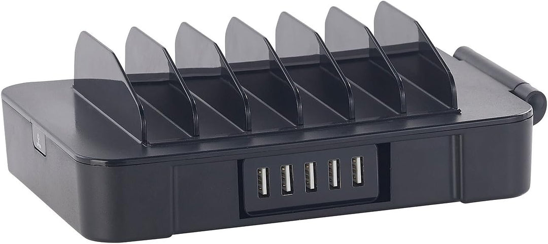 revolt iPad Ladestation: 6-Fach-Ladestation mit 5-Port-USB-Netzteil, Smart Power, 40 Watt, 8 A (Lade