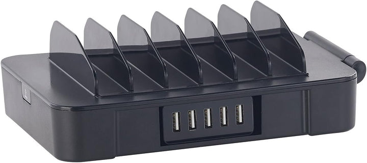 revolt iPad Ladestation: 6-Fach-Ladestation mit 5-Port-USB-Netzteil, Smart Power, 40 Watt, 8 A (Lade
