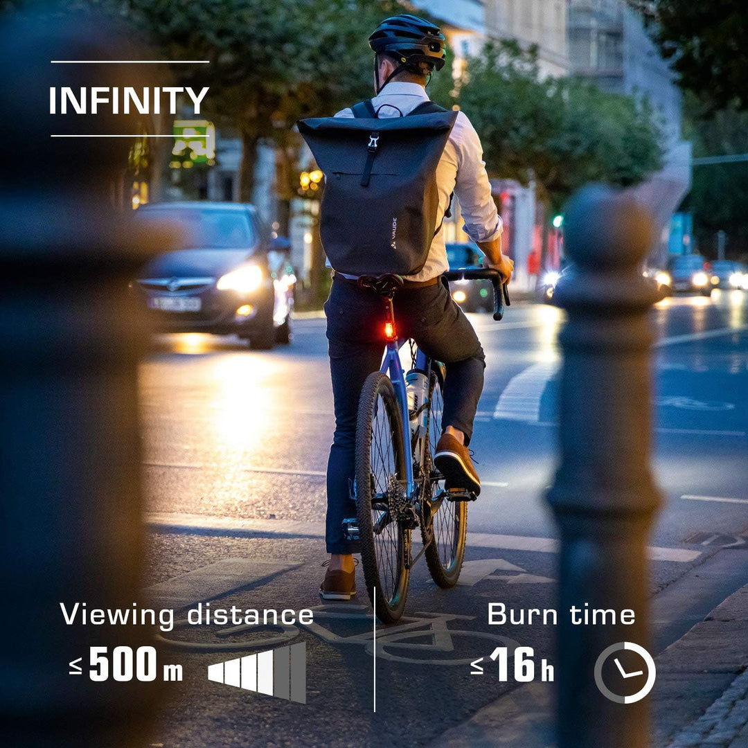 SIGMA LED Fahrradlicht Set AURA 60 und INFINITY | StVZO zugelassenes, akkubetriebenes Vorderlicht un