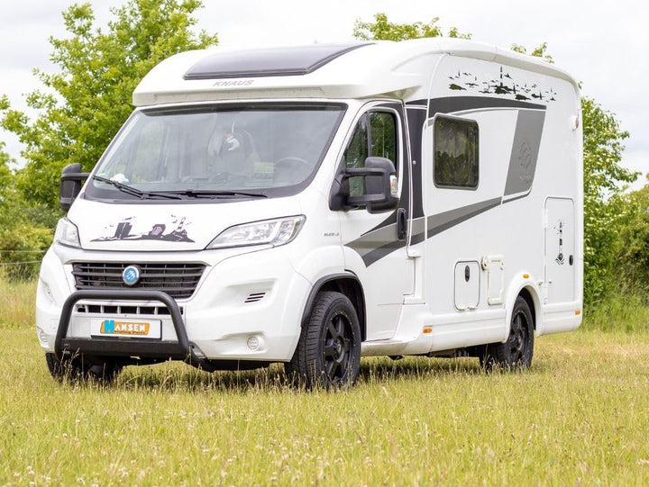 Misutonida Schwarz matter Frontschutzbügel passend für Fiat Ducato (2014-) Frontbügel Rammbügel 63mm