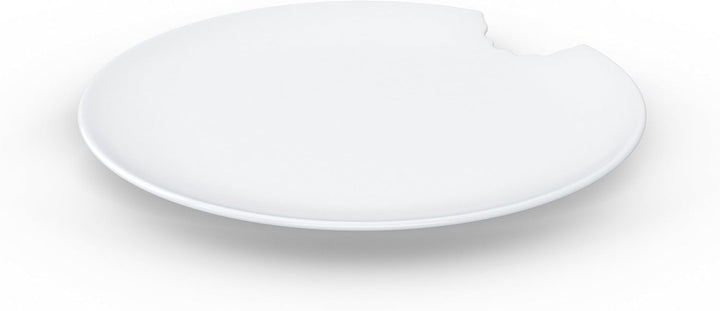 Fiftyeight Kuchenteller mit Biss - 4er Set - 20 cm, weiss