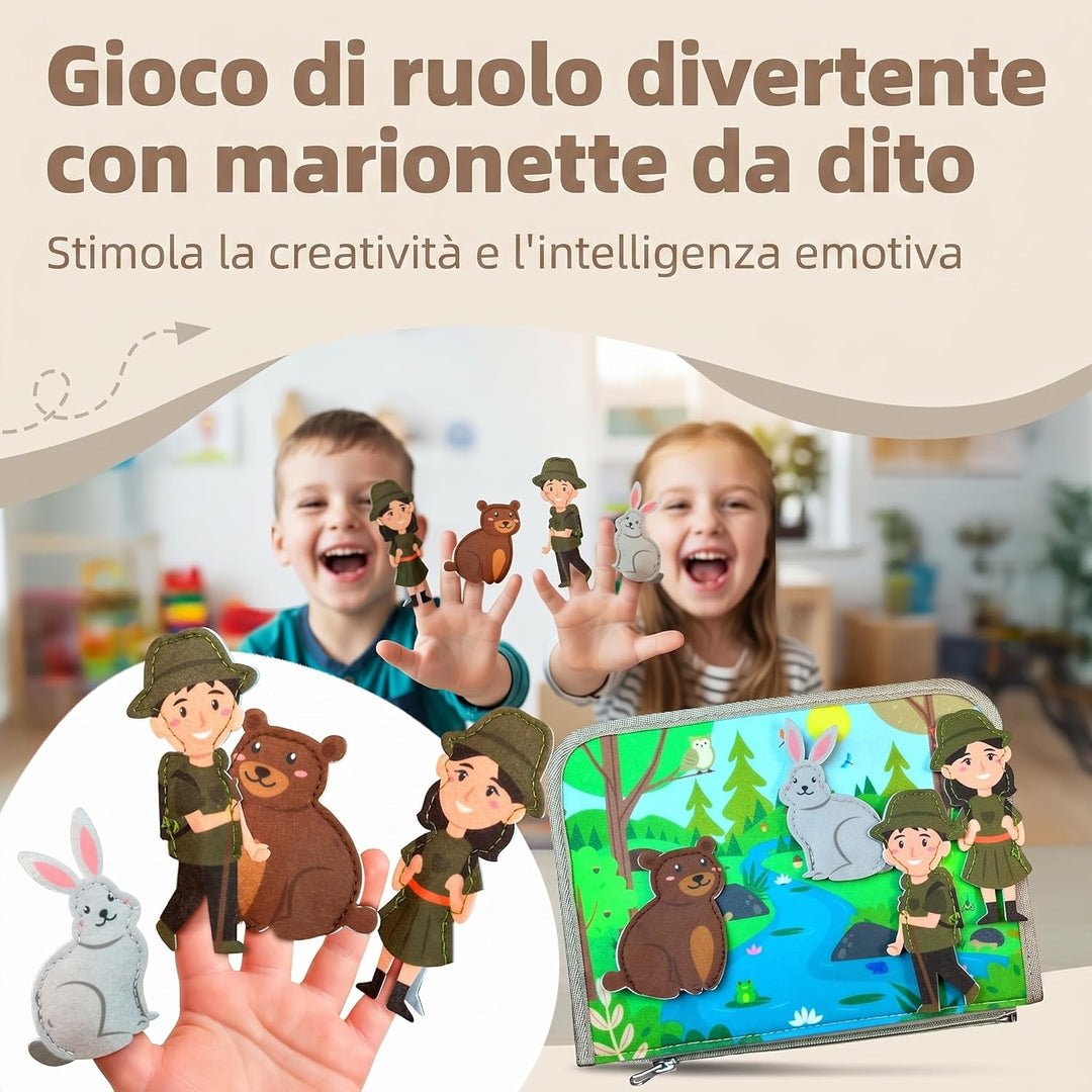 Mallie® Busy Board Montessori Sabbia, Sabbia