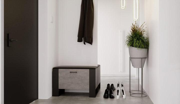 MRBLS Schuhschrank mit Sitzbank - Modernes Design & Robuste Qualität – Schuhregal Geschlossen Schuhb