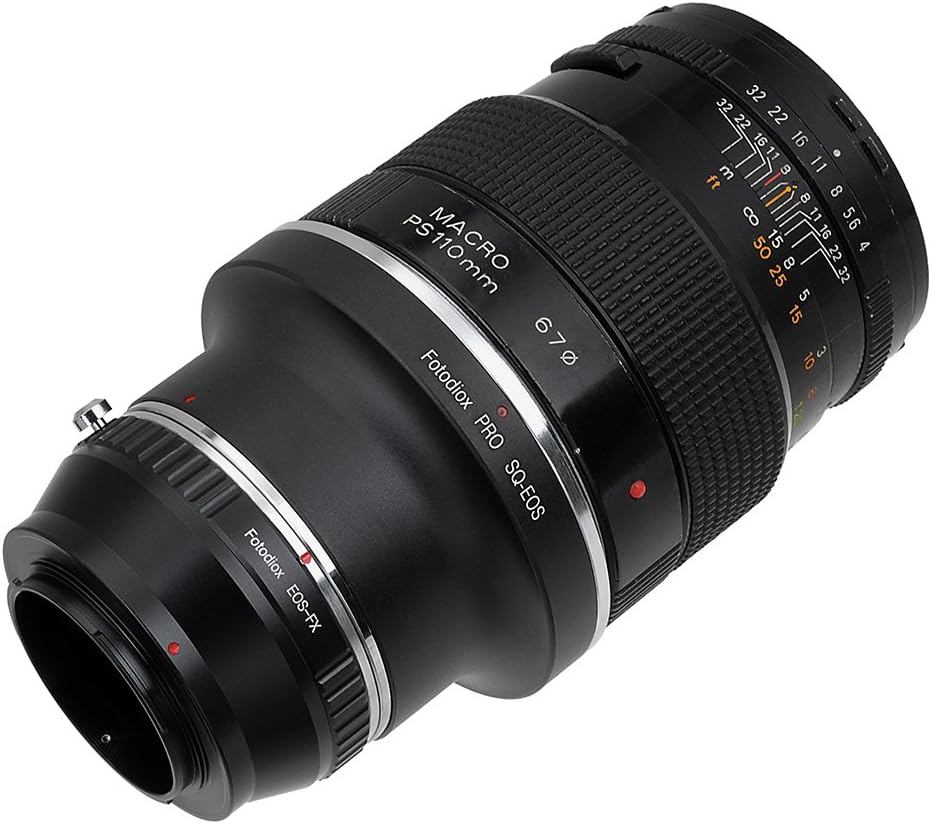 Fotodiox Pro Combo Lens Adapter Kit Compatible with Bronica SQ Lenses on Fujifilm X-Mount Cameras