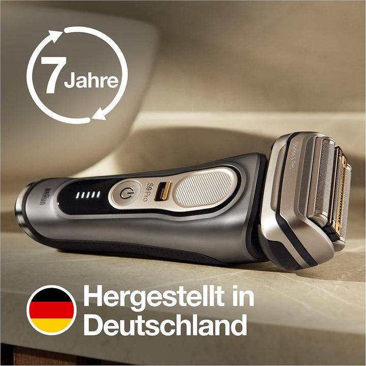 Braun Series 9 Pro Premium Rasierer Herren Elektrisch mit 4+1 Scherkopf, Elektrorasierer und Trimmer