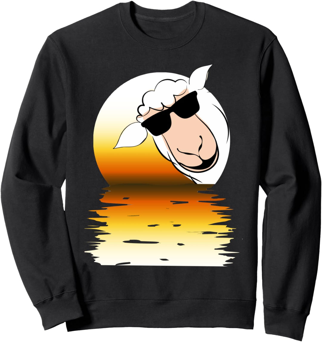 witziges SCHAF MIT SONNENBRILLE Sweatshirt