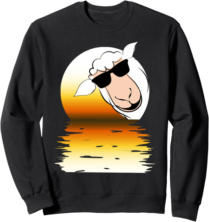 witziges SCHAF MIT SONNENBRILLE Sweatshirt