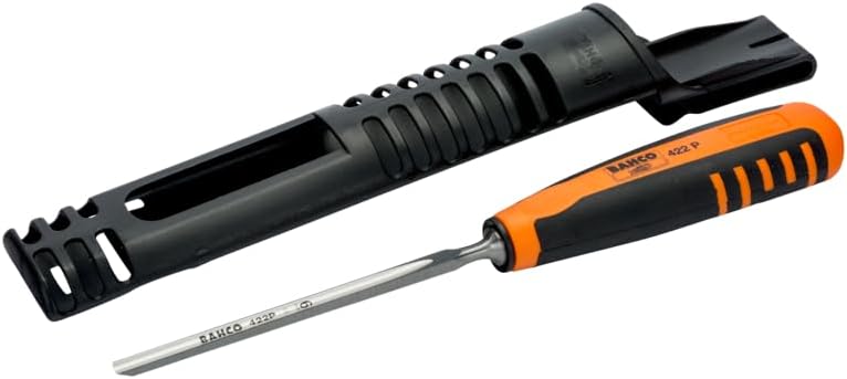 Bahco 422P-6 Hohlbeitel mit 2-Komponenten Heft, 6 x 158 mm 6 mm, 6 mm