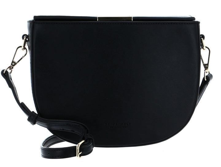 SEIDENFELT MANUFAKTUR SFM202 Saddle Bag Black/Gold