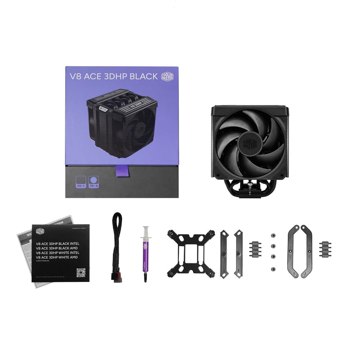 CoolerMaster Kühler V8 Ace 3DHP Black AMD