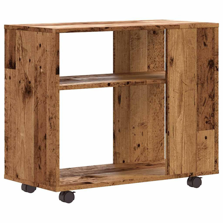 vidaXL Beistelltisch Altholz-Optik 70x35x55 cm Holzwerkstoff, Ablagetisch, Sofatisch, Lampentisch, A