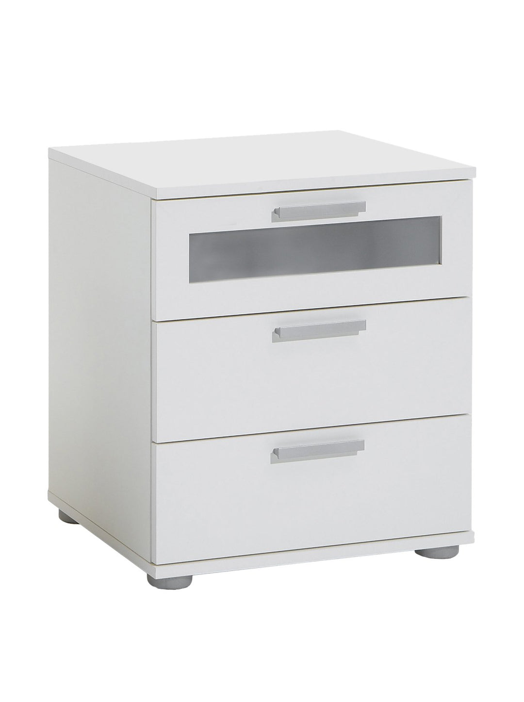 FMD Möbel, 616-002 Jack 2 Nachttisch, spanplatte, weiss, masse 45.0 x 53,5 x 38.0 cm (BHT)