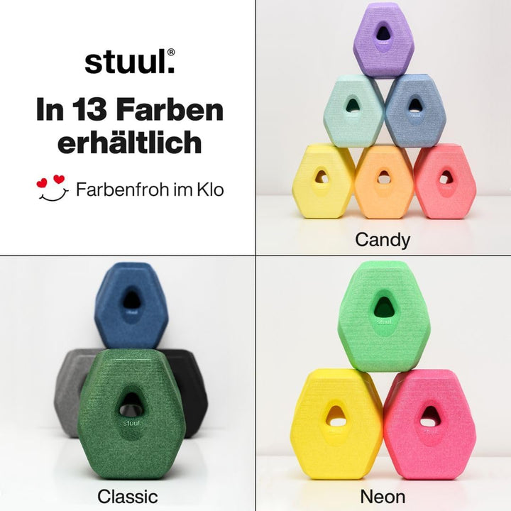 STUUL Toilettenhocker für Erwachsene - natürliche Hilfe bei Verstopfung, Hämorrhoiden & Darmbeschwer