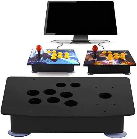 Hztyyier DIY Panel Acryl Geneigt + Joystick Fall Ersatz für Spiel, Acryl Panel und Fall DIY Set Kits