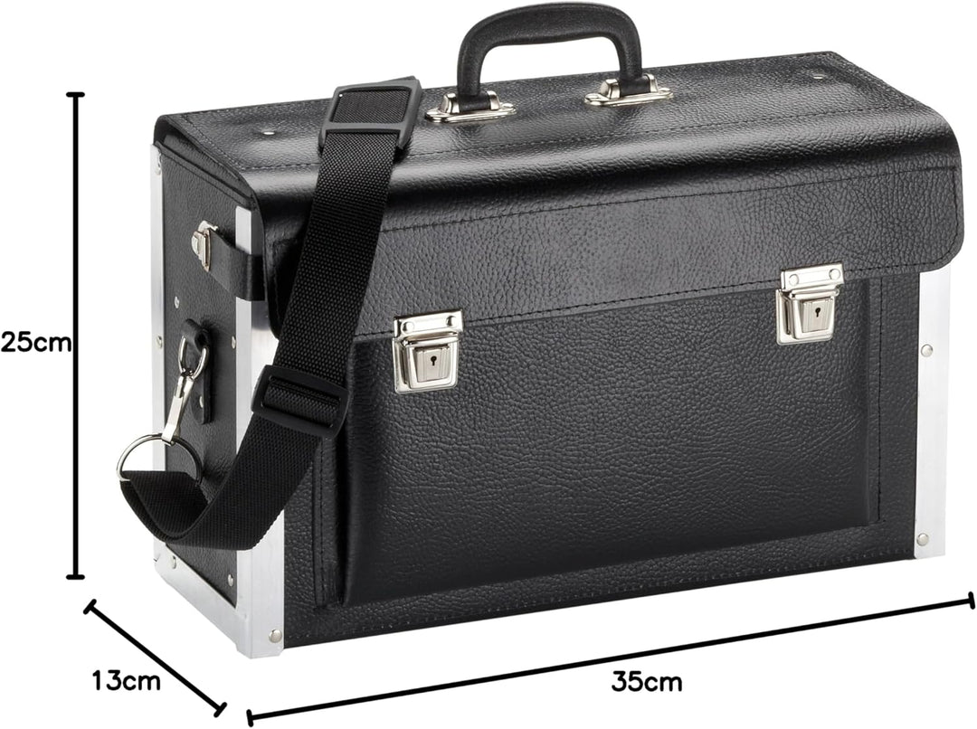 KS Tools 850.0310 Leder-Werkzeugkoffer, L420xB150xH250mm