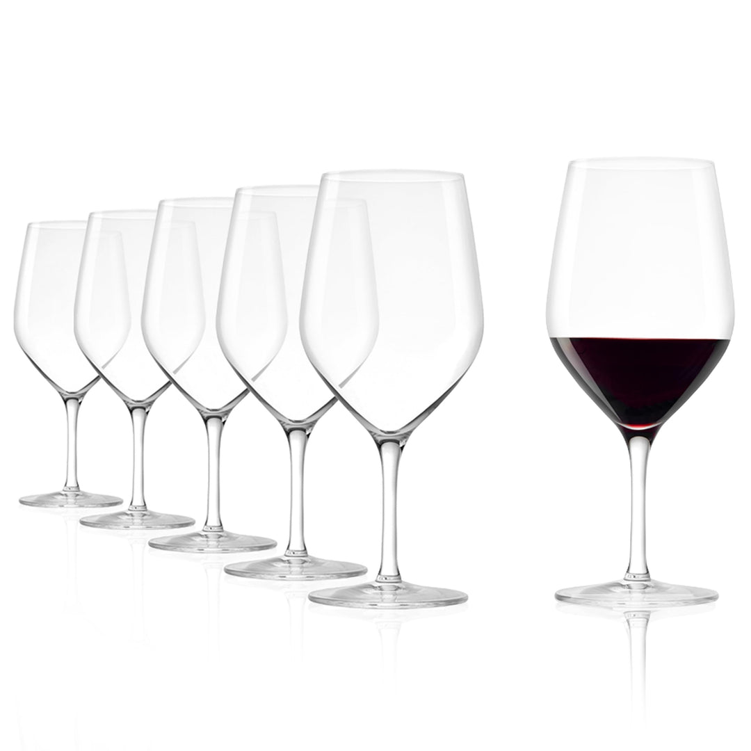 Stölzle Lausitz Bordeaux Gläser Ultra/Rotweinglas Bordeaux 6er Set/Hochwertige Rotweingläser gross b