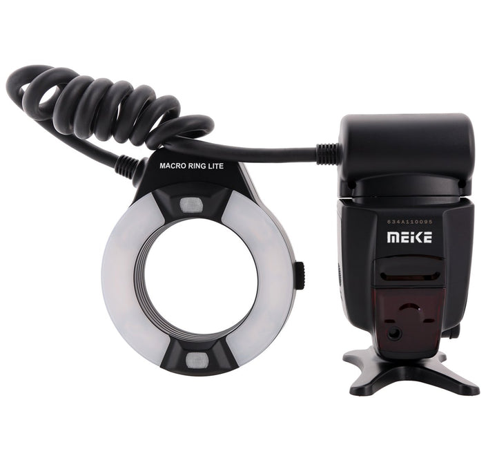 Khalia-Foto Meike MK-14EXT Makro E-TTL Ringblitz für Canon mit LED Hilfslicht