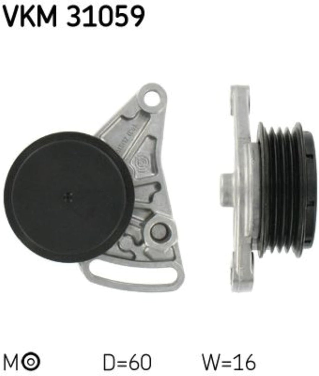 SKF VKMA 31051 Spannrollensatz für Nebentrieb