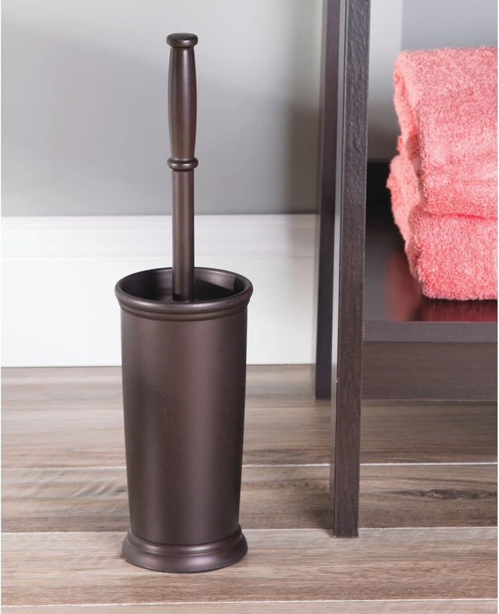 mDesign 2er-Set hochwertige Toilettenbürste und Saugglocke – WC Garnitur, bestehend aus WC-Bürste un