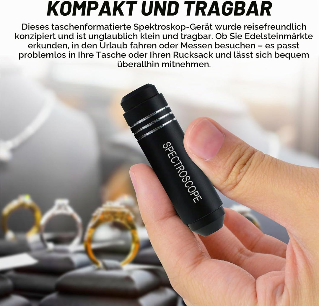 Pocket Handheld klein Grösse 10x mit 25mm 2,5cm (0,99 Zoll) mit LED-Licht, fokussierte Augenlupe Sch
