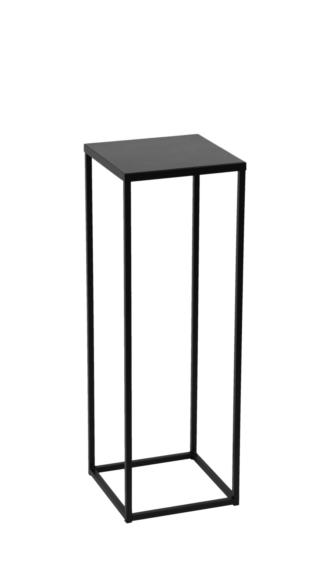 Pflanzenständer Ferro - 24x24x70cm - Farbe Schwarz - für Zimmerblumen - Metallregal - Dekorativer Ti