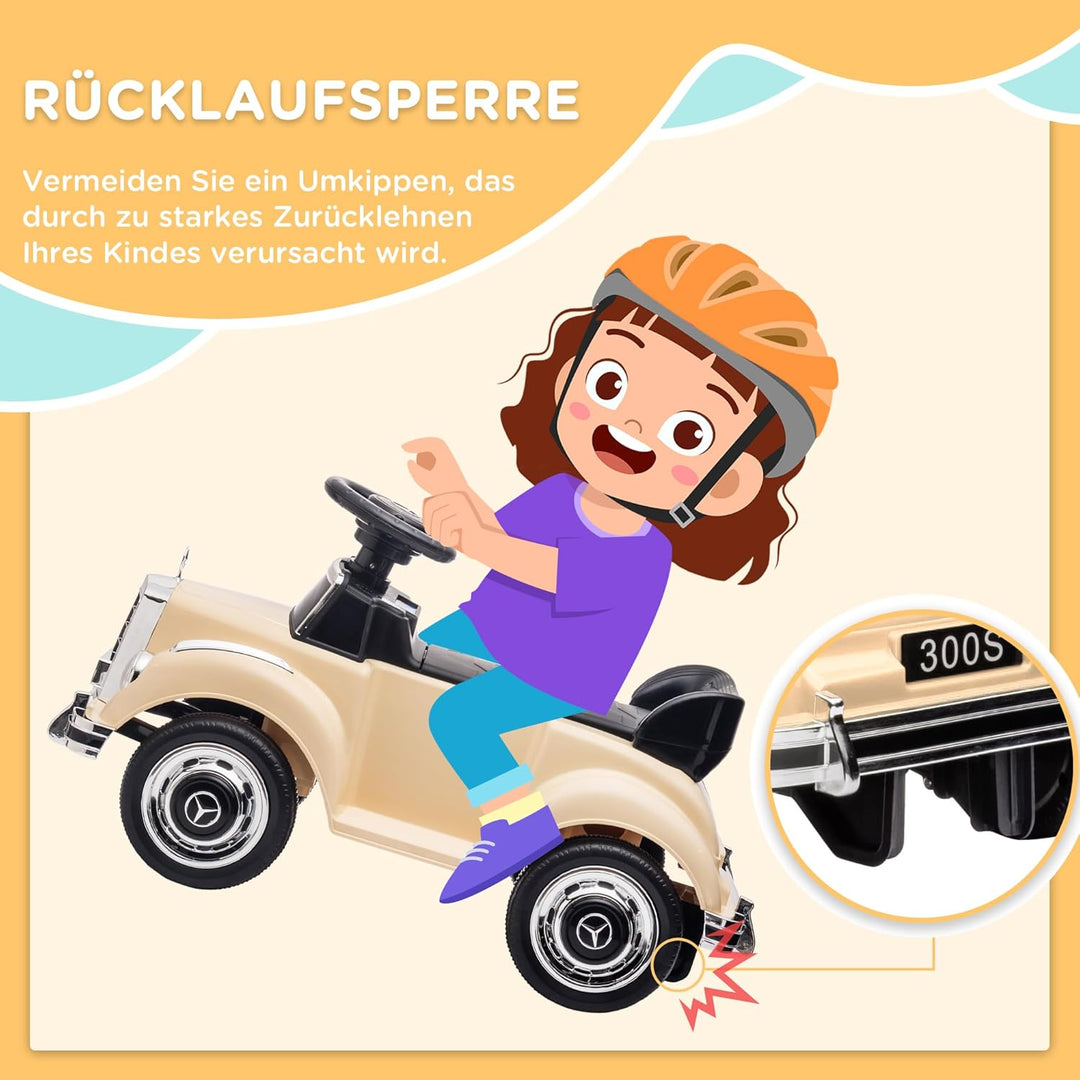 AIYAPLAY Rutschauto, Kinderfahrzeug, Rutscherfahrzeug mit Stauraum, Kinderauto mit Kippschutz Rutsch